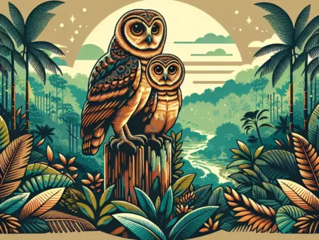 Keberadaan Burung Hantu Ulu di Hutan Kalimantan