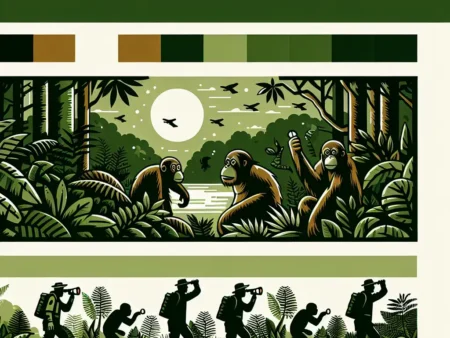 Mencari Jejak Orangutan di Hutan Borneo