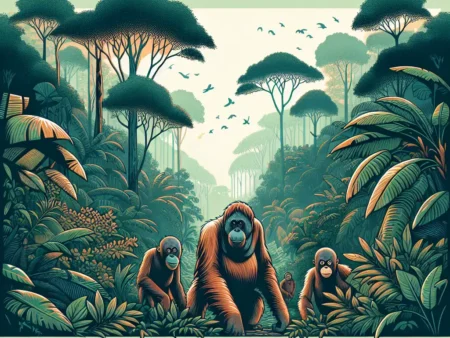 Upaya Konservasi Orangutan di Hutan Borneo