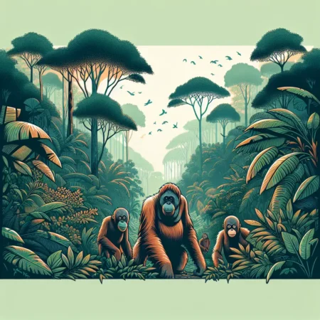 Upaya Konservasi Orangutan di Hutan Borneo