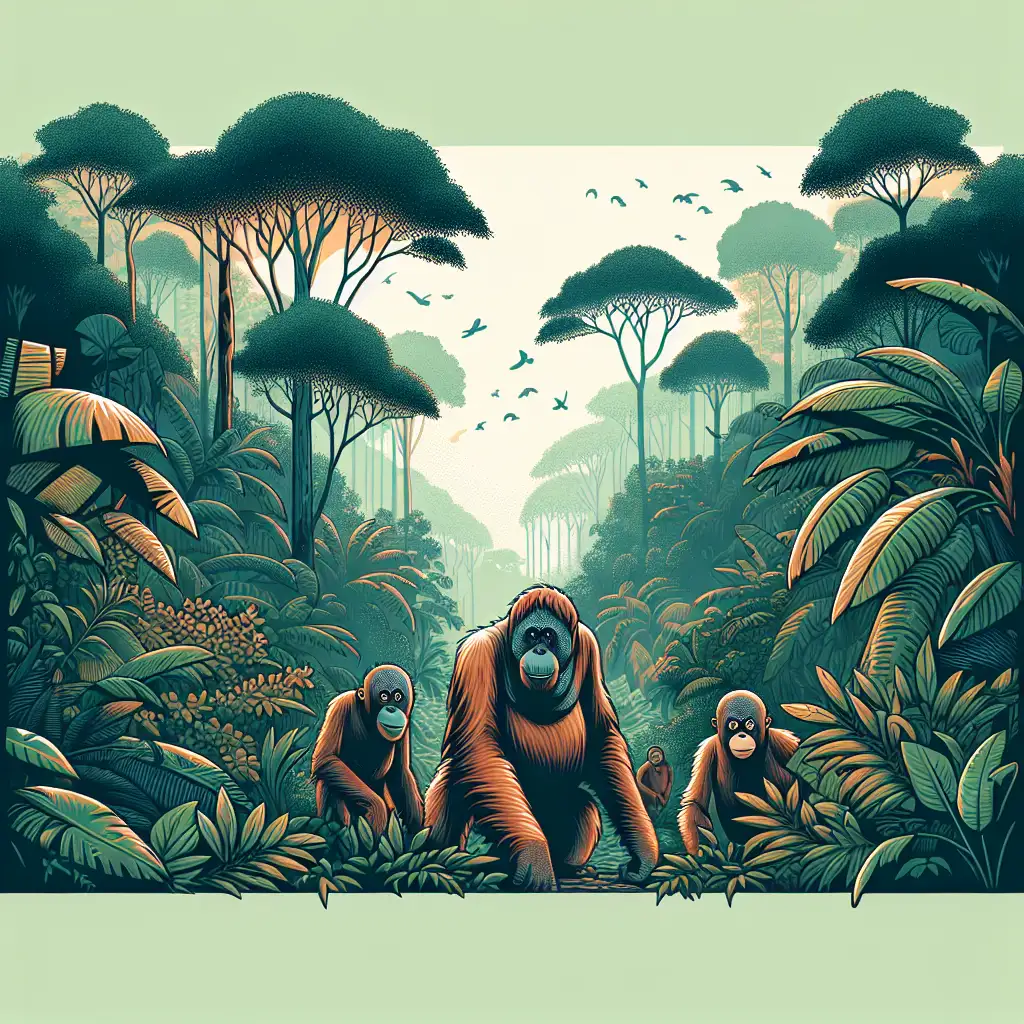 Upaya Konservasi Orangutan di Hutan Borneo