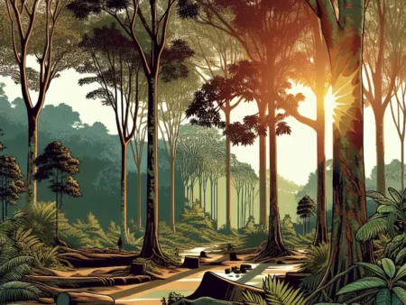 Eksplorasi Ekosistem Hutan Karet di Sumatra
