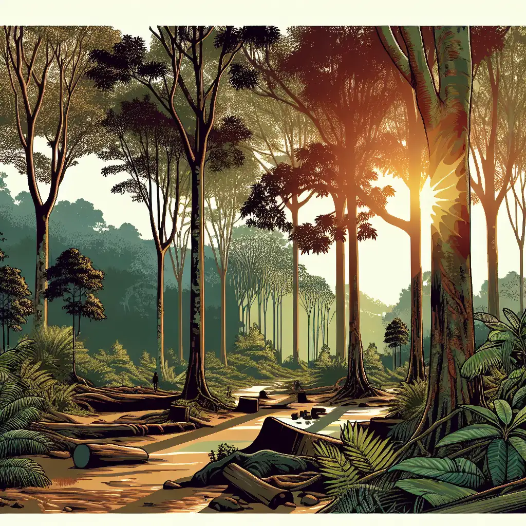 Eksplorasi Ekosistem Hutan Karet di Sumatra