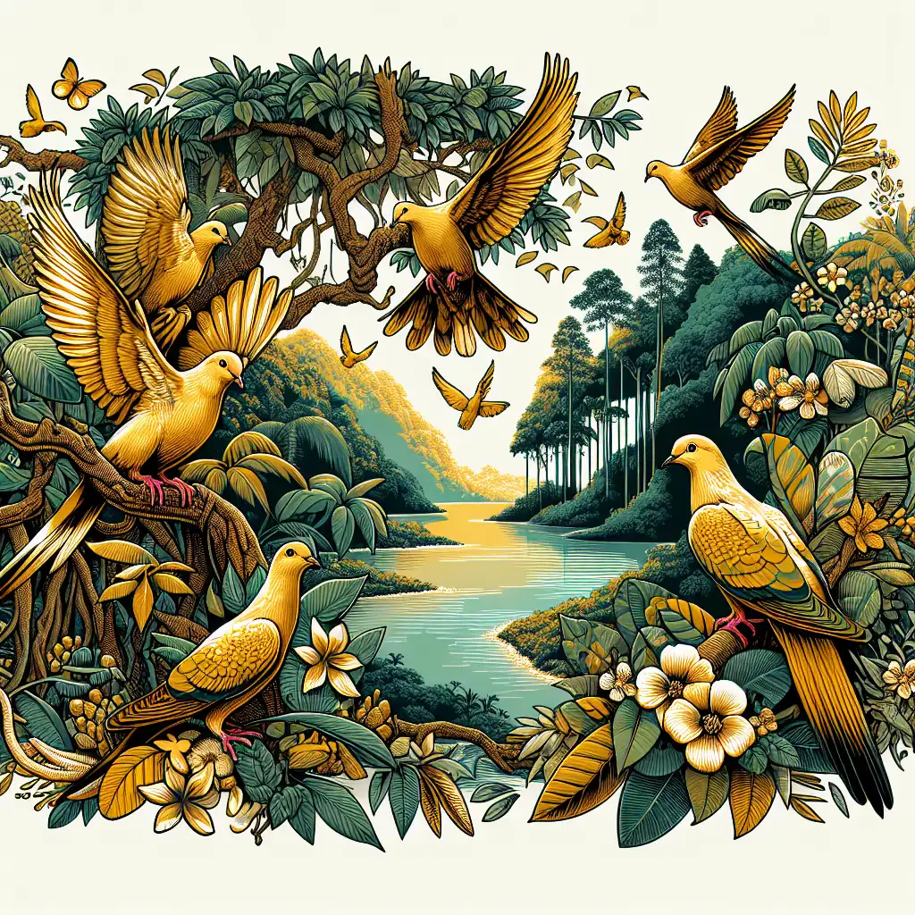 Keberadaan Burung Merpati Emas di Hutan Papua